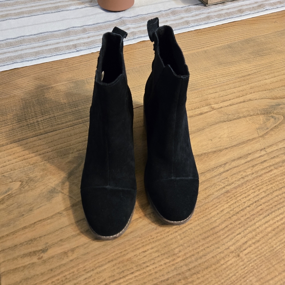 Toms Black Ankle Boots - Picture 5 of 5